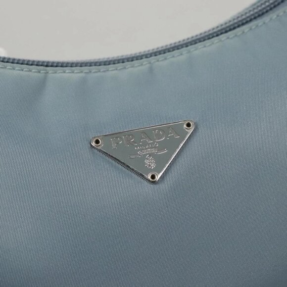 PRADA Accessory Pouch Nylon Light Blue Auth - Picture 11 of 15